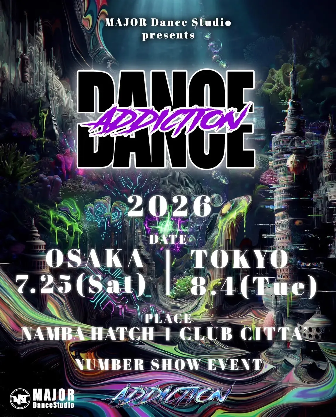 DANCE ADDICTION -TOKYO- フライヤー